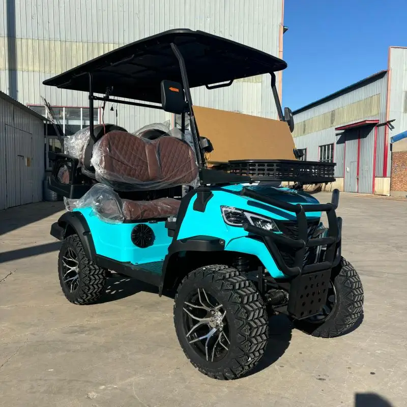 New Design 300cc Gasoline Golf Carts Electric 4WD Golf Buggy Utility Hunting New Stylish 2 seats Gas Golf Cart  for Hunting