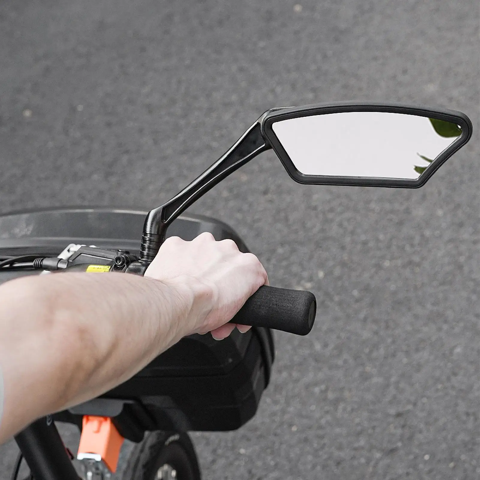 1PC Universal Adjustable Bike Handlebar Mirror Rotatable Scratch-Resistant Bicycle Mirror Convex Wide View Cycling Mirror