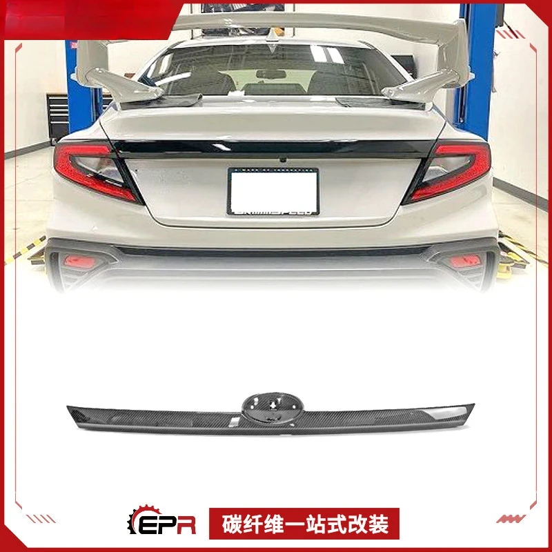 

For Subaru WRX VBH (2021-Present) SAAR Carbon Fiber Trunk Lid Emblem & Center Tail Wing