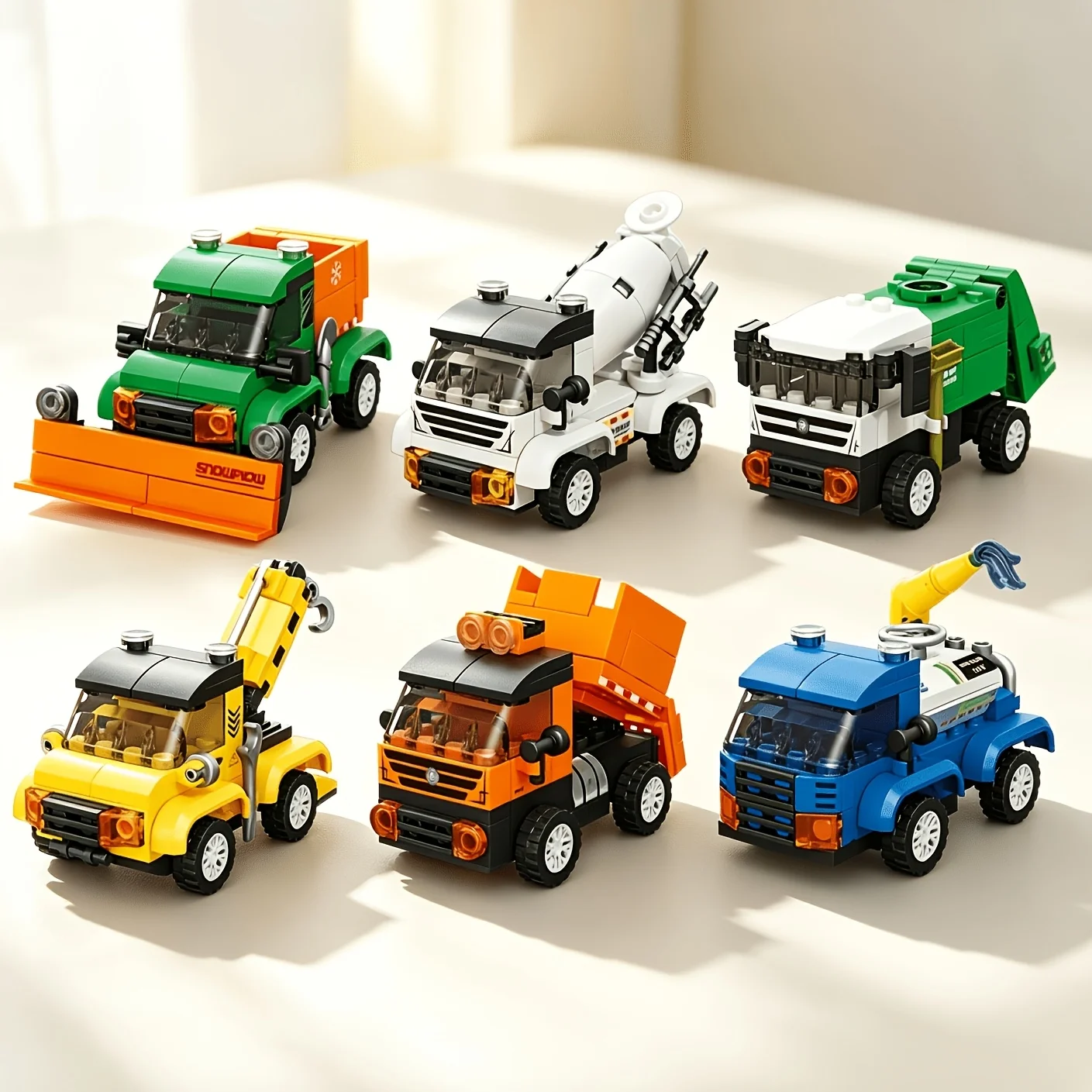 1 Random Style Pull-Back Construction Vehicle Building Block Model, Made of Durable Abs Material, Easy to Assemble, the Building Process Unlocks Classic Nostalgia, and after Completion It Becomes a Unique Collectible, Available in Mixed Colors and Vibrant Colors Stimulates Children's Desire for Exploration, Relieves Irritability, Stimulates Creativity and Brain Development, Improves Hands-On Skills, the Perfect Collectible for Vehicle Enthusiasts, the Preferred Gift for Christmas, Halloween, New Year, and Birthdays.