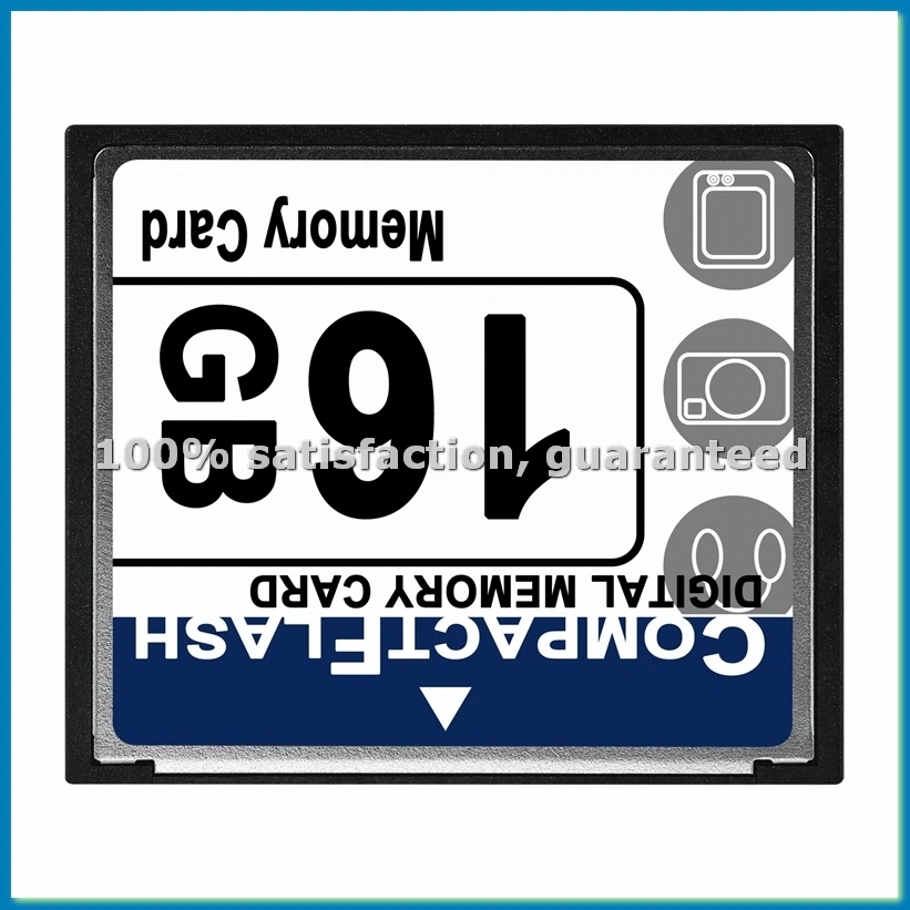 

Профессиональная карта памяти Compact Flash 16 ГБ (белая и синяя)-ABVM