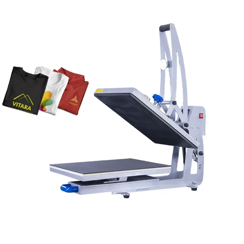 

'DIY your t-shirt through magnetic semi-automatic heat press machine ColorKing Auto Open Slide Out Heat Transfer Press Machine