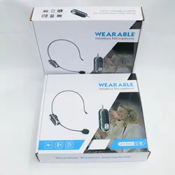Mini 3.5mm 6.5mm Wireless Headset Microphone System For Home DJ Karaoke Sing Wireless Headset Microphone System MiCWL CM500