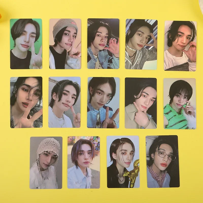 KPOP Stary ATE LOMO Card Felix Hyunjin Photo Cards Seungmin Han Changbin Lee Know I.N Bangchan Photo Postcard Fans Collection