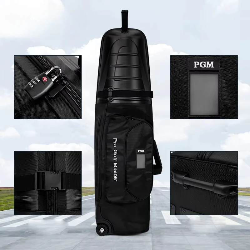 

Индивидуальная водонепроницаемая дорожная сумка для гольф-клуба, складная и стильная нейлоновая конструкция с колесами