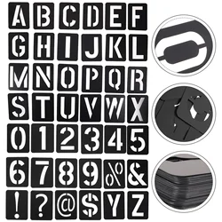 Letter Template Ruler Furngully Alphabet Board Furniture Acryllic Paint Large Stencil Letters Pp Dies