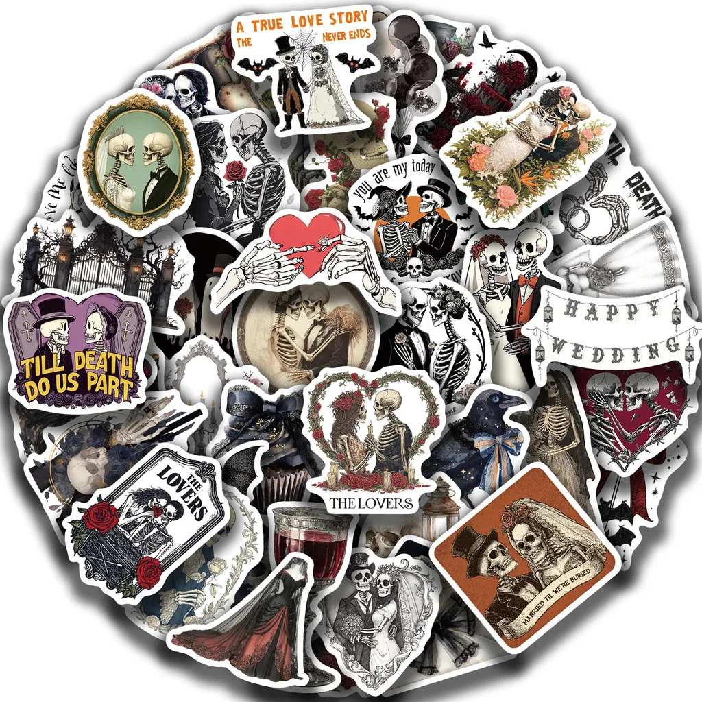 50 Sheets Cute Creepy Halloween Decals, Spider Web Stickers for Snack Packaging, Holiday Gift Wrap & Mail Decor Accent