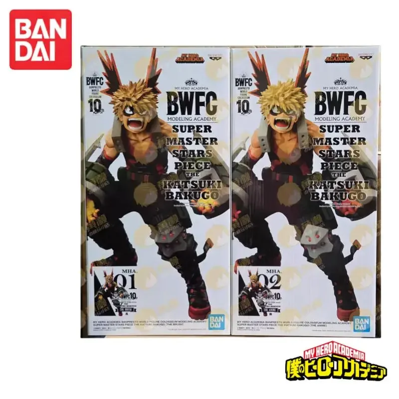 

В наличии 100% оригинал Bandai My Hero Academia Bwfc Smsp Katsuki Bakugo Коллекционная модель статуи гаражная игрушка в подарок