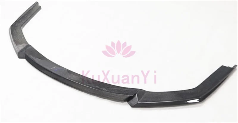 Carbon fiber V-shaped front bumper lip spoiler the 2014-2018 For Lamborghini Huracan LP580-2 LP610-4 body kit