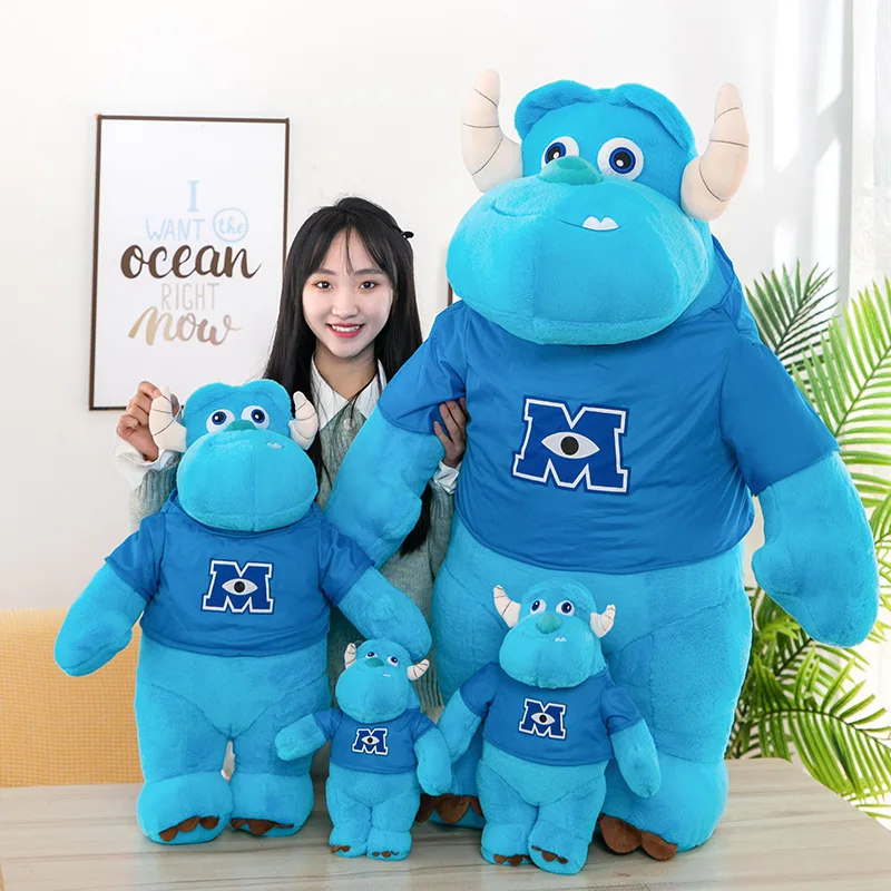 

MINISO 100 см Университет монстров синеволоса кукла-монстр Салливан большие глаза плюшевая игрушка кукла-монстр ISB подарок оптовая продажа
