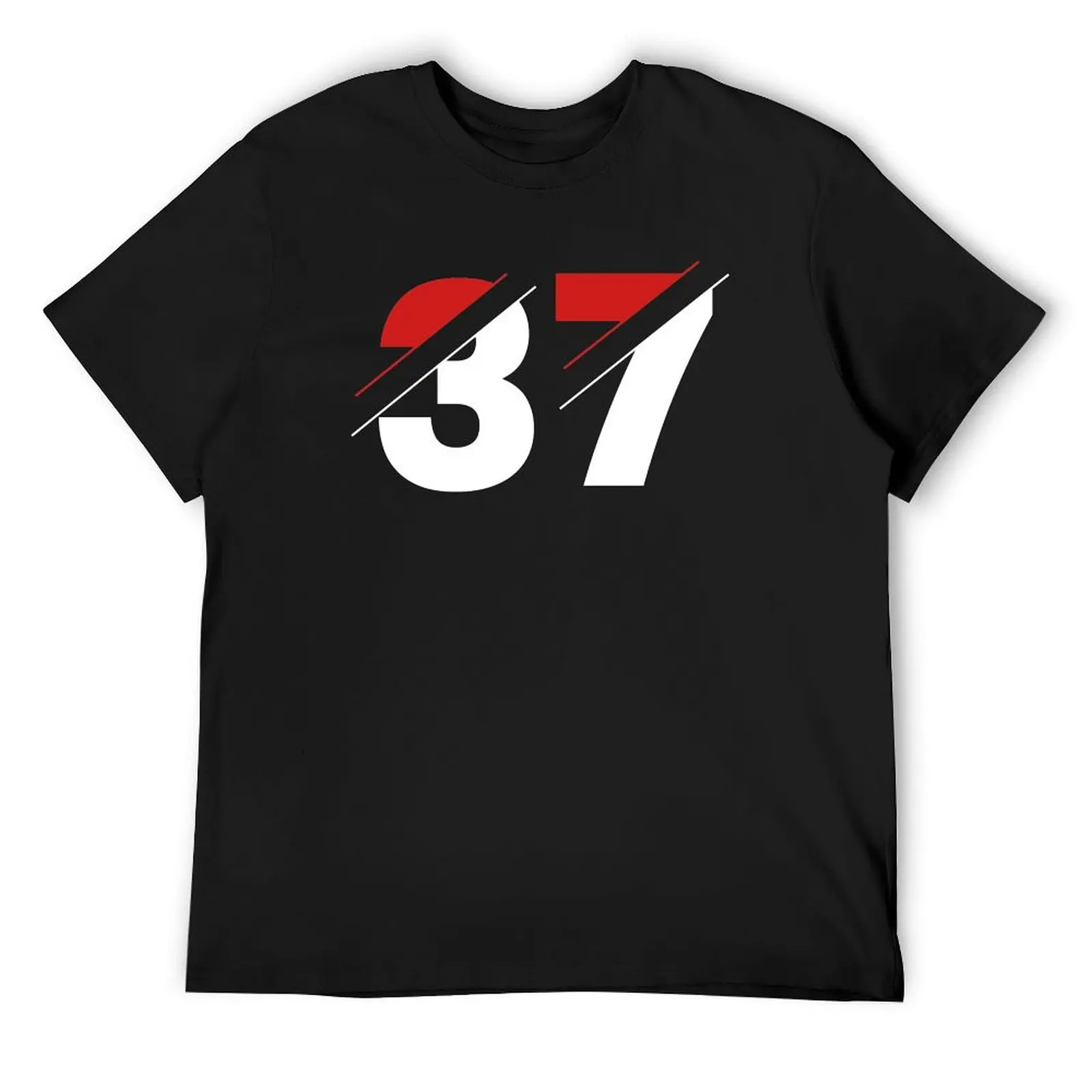 Thirty-seven my lucky number T-Shirt anime t shirts blue archive t shirt men 100℅ cotton