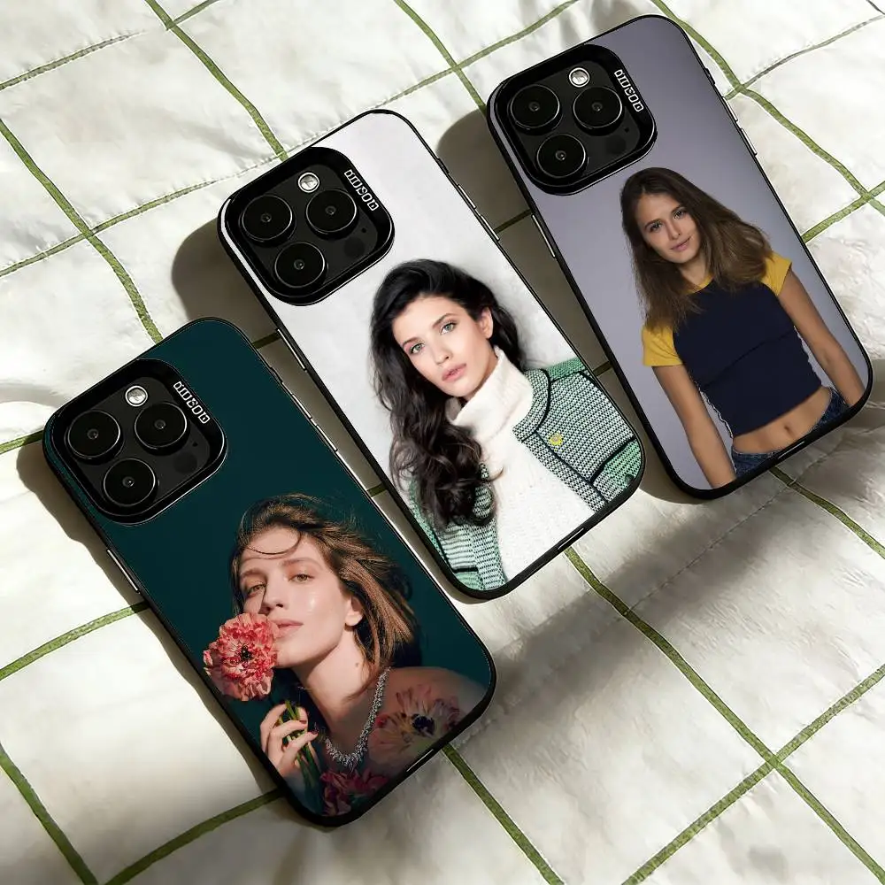 

A-Anna Chipovskaya Actor Phone Case For iPhone 17,16,15,14,13,12,11 Plus,Pro Max,XS,Colorful Silver Phone case Funda Cover