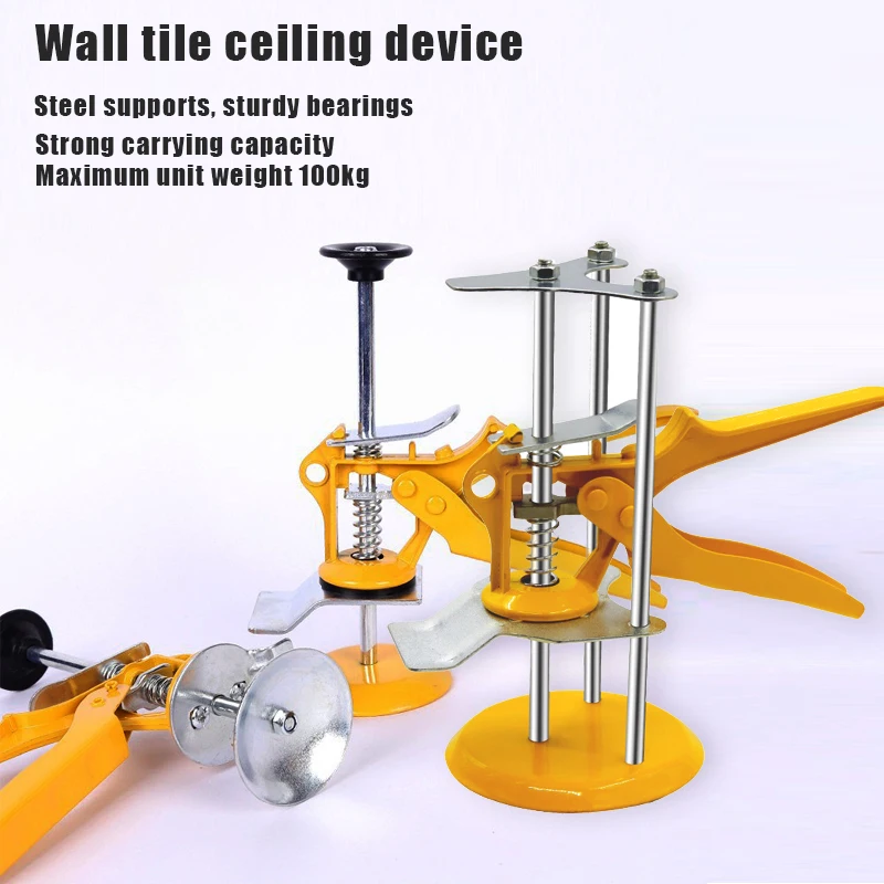 Wall Tile Manual Lift Unit Wall Tile Positioner Tile Tools Adjustable Height Positioner for Tile Leveling Systems