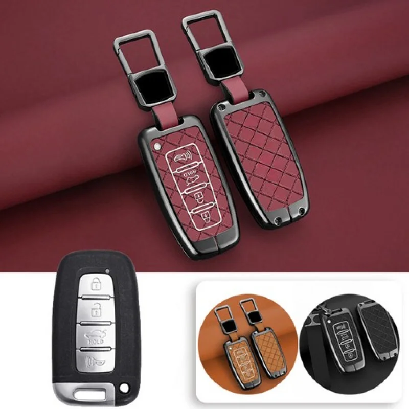 

Кожаный брелок из сплава A + для Kia Sportage Soul для Hyundai Sonata