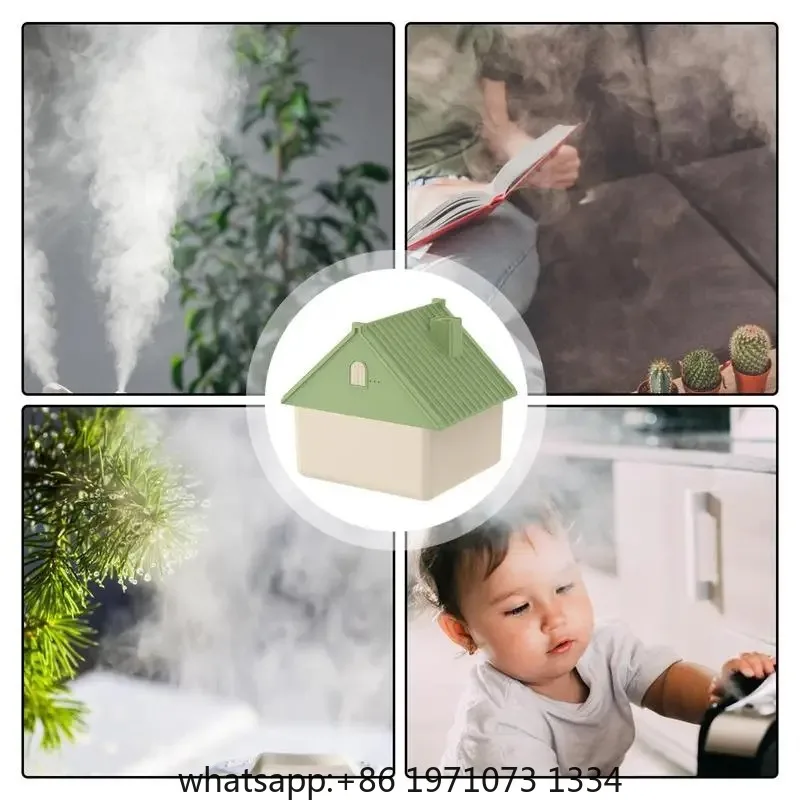 Table Top Humidifier USB Tiny Home Small Mist Diffuser With LED Nightlight And High-density Filter Element Mute Mister Bedroom