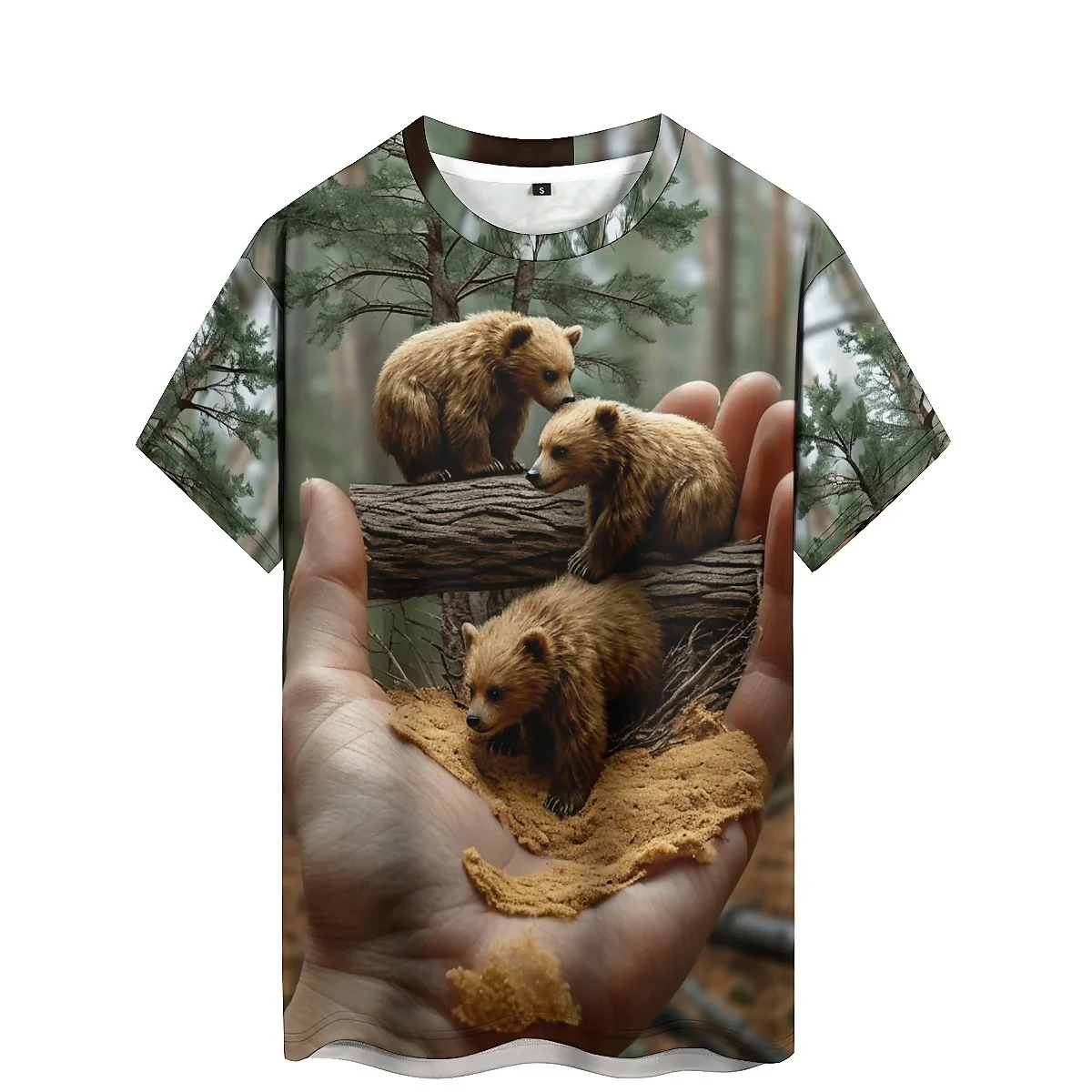 Breathable & Quick-Dry Geometric Abstract Men's 3D Printed Short-Sleeve T-Shirt - Student Relaxed Fit Top