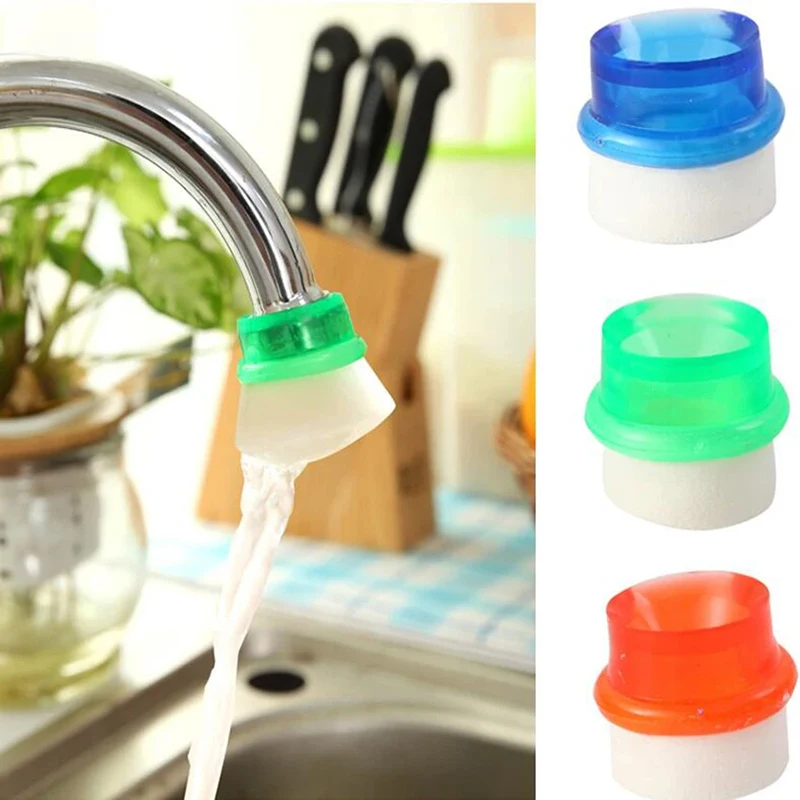 Splash Proof Silicone Faucet Nozzle Sponge Water Clean Purifier Filter Tap Aerator,Water Saving Bubbler Kitchen Accessorie s