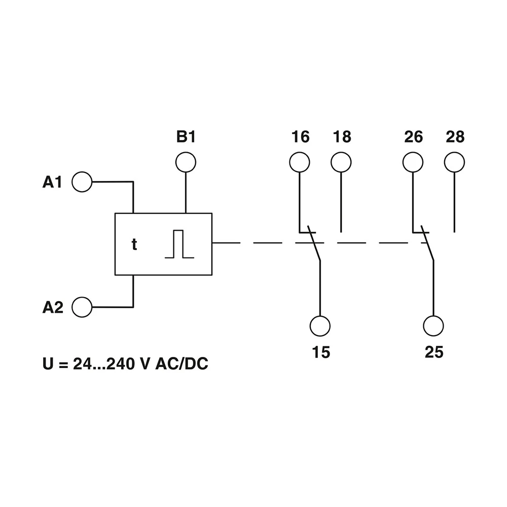 MACX TIMER (Replace:2866161)Timer Relay With NFC 1096429 MACX-TR-1T-MUL 