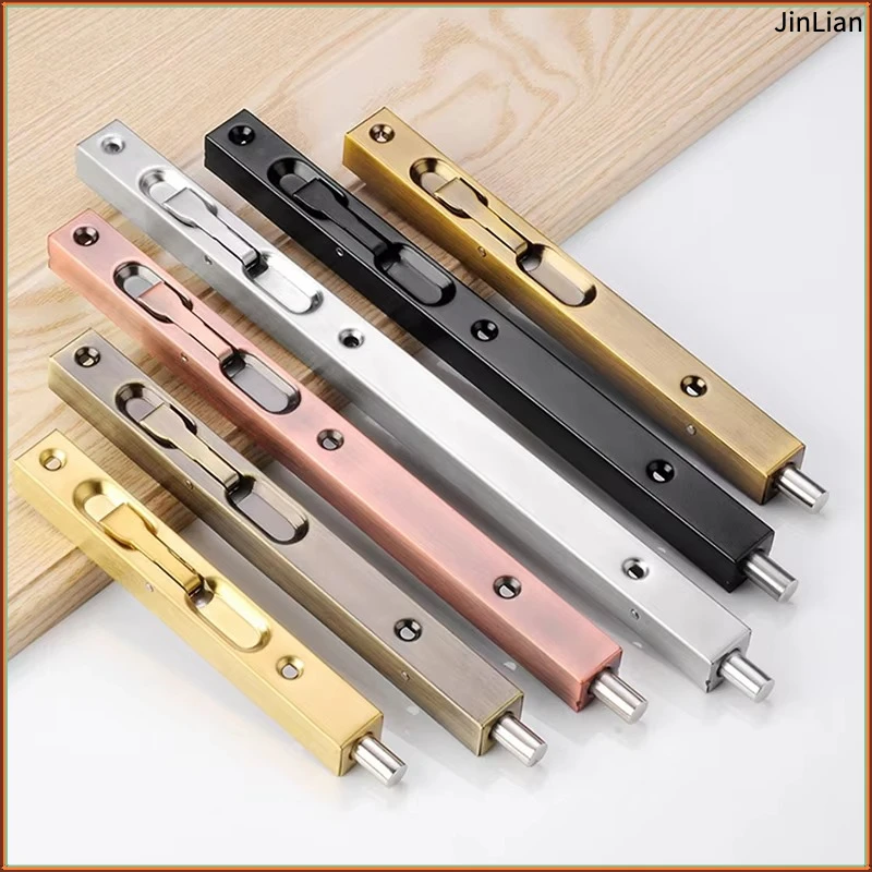 1PCS 304 Stainless Steel Wooden Door Latch Large Door Anti-Theft Mother-Child Door Earth Insert Lock Boat Equipment Accessories