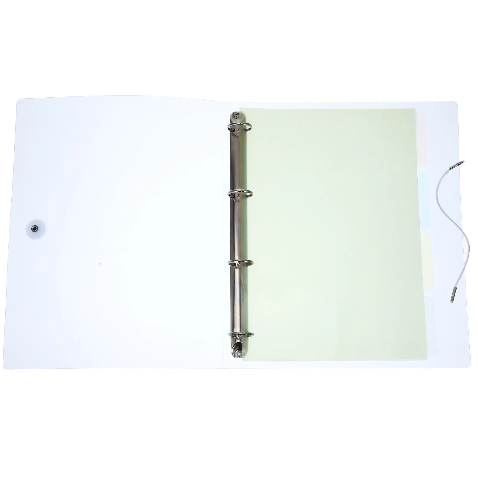 Premium Plastic File Binder Cover Notebook Shell Loose Leaf Document Organizer Dirt Resistant Smooth Surface Reusable School