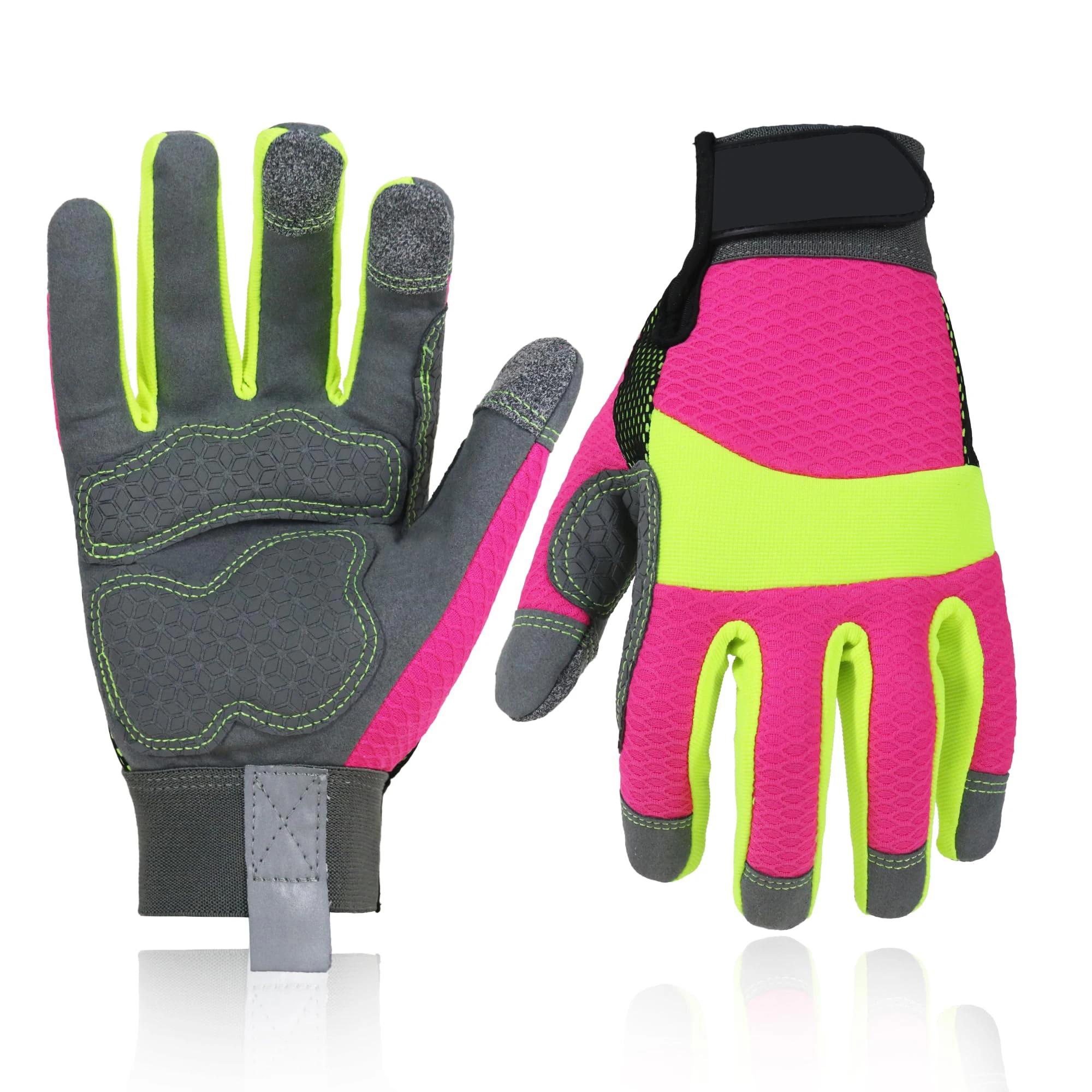 Touch Screen XL Utility Mechanic Work Gloves For Warehouse Construction Logistics Yard Garden Work