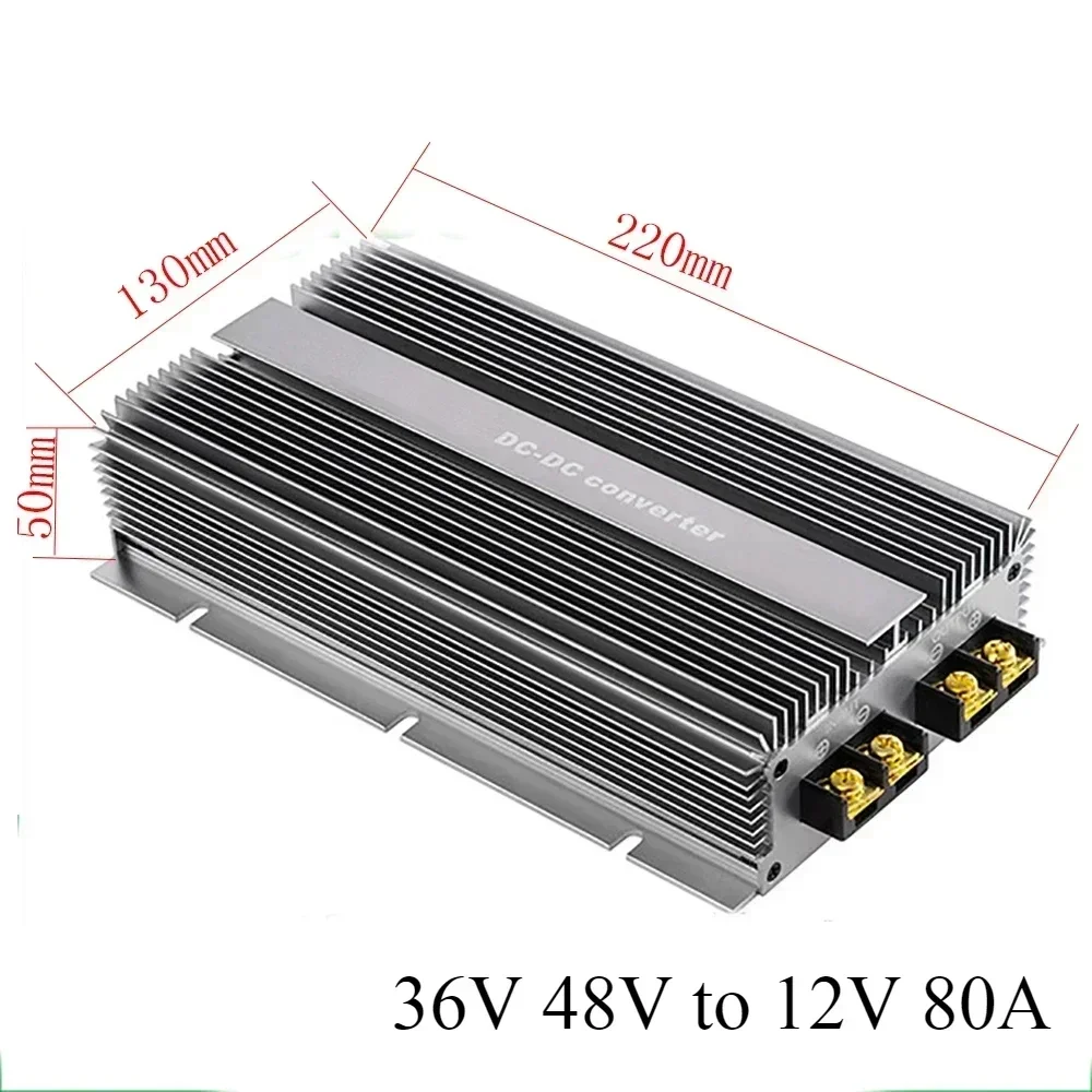 30-60V 36V 48V naar 12V 150A 100A 80AStep down DC DC Power Converter 36V48V-12V Voltage Reducer Module Auto Vrachtwagen Boot Voeding