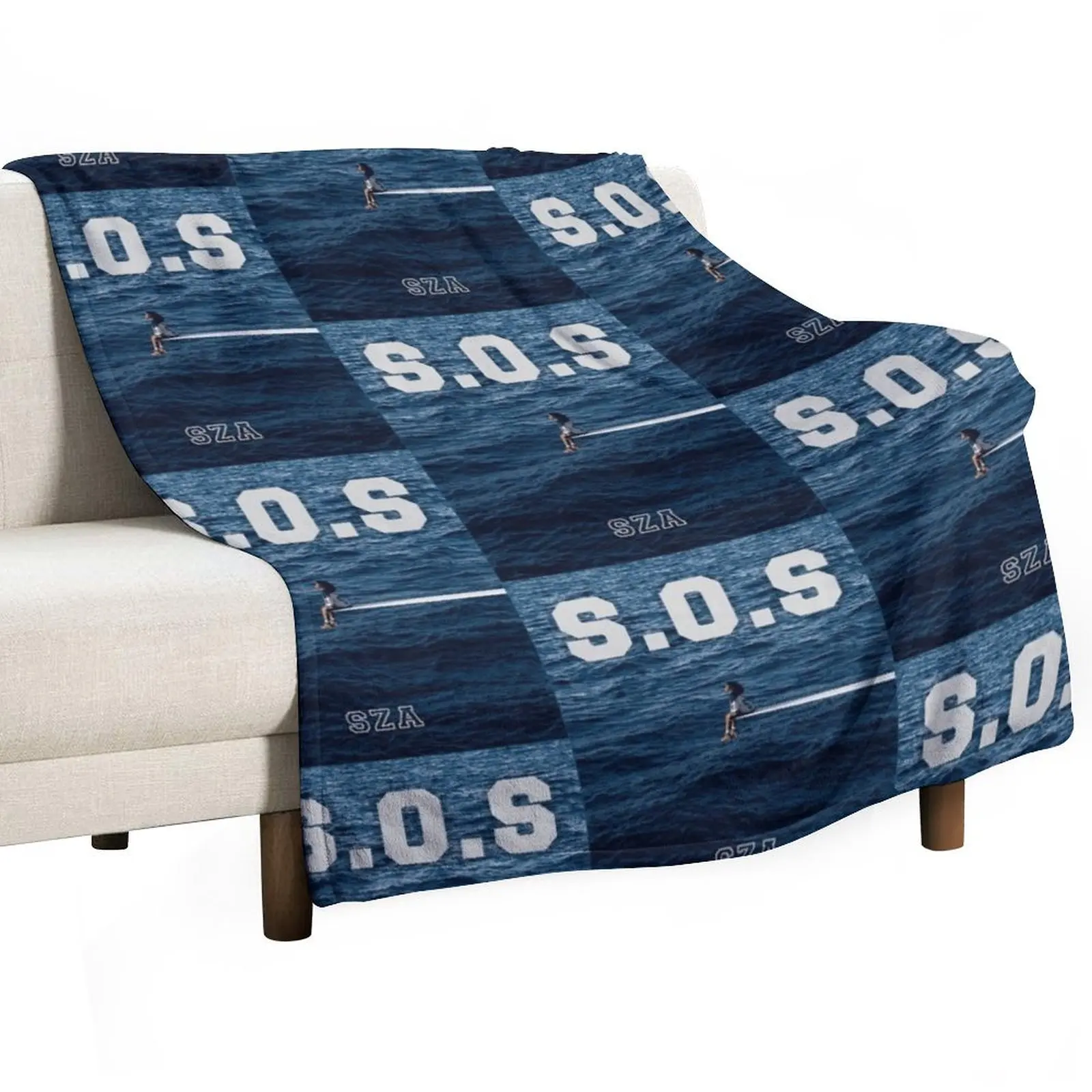 

Sos sza Throw Blanket for sofa Custom Blankets