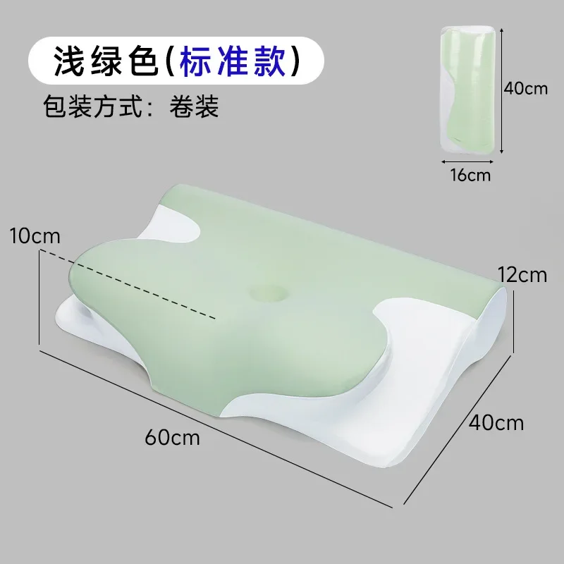 Grade A Memory Foam Pillow High Loft Cervical Neck Support Non-Collapse Sleep Pillow Core Wholesale Orthopedic