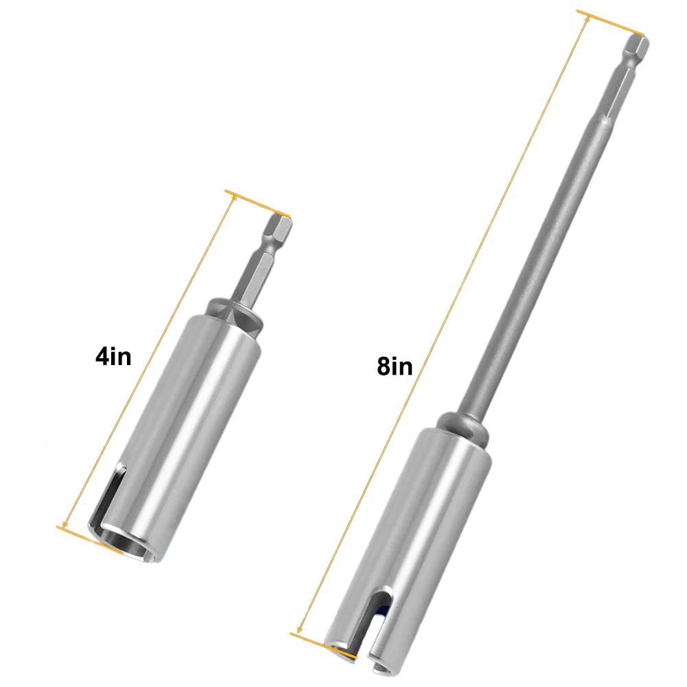 Electric Drill Accessory Stainless Steel Adapter High-Grade Material Secure Connection Adapter Versatile Compatibility