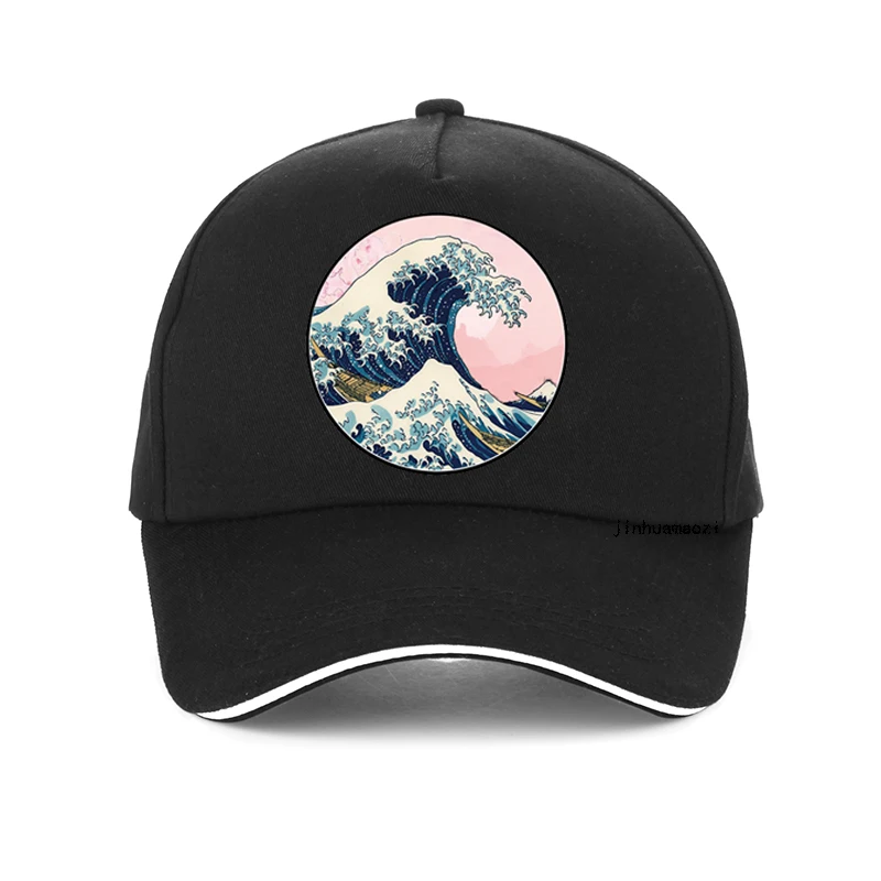 Wave Japan Anime Vaporwave Kanagawa Baseball Cap Men women Dad Hat Harajuku Painting trucker caps gorras