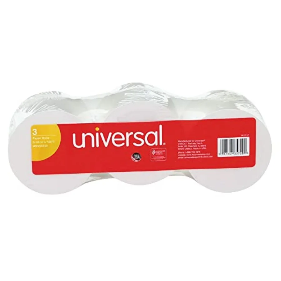 35720 Adding Machine/Calculator Roll, 16 lb, 1/2
