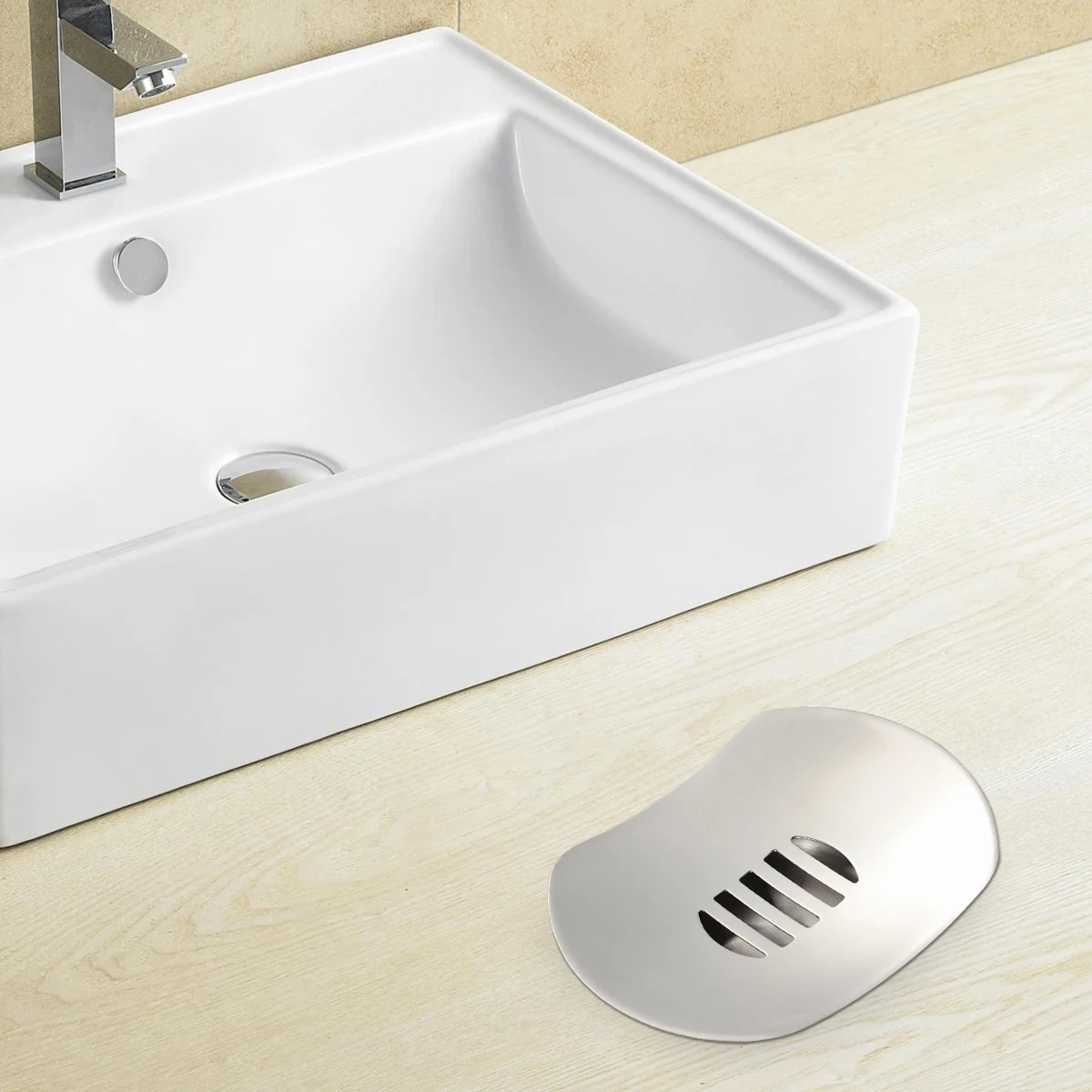 

Stainless Steel Holder Dual Layer Box For Bathroom Shower Rust Proof Tray Keeps Soap Clean Portable Soap Container 304