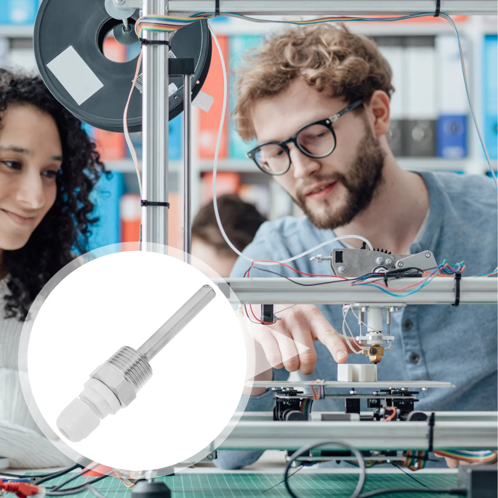 

Temperature Sensor Probe Housing Stainless Steel Threaded Blind Tube Solar Water Tank Cable Gland Shield Cable Gland Protection