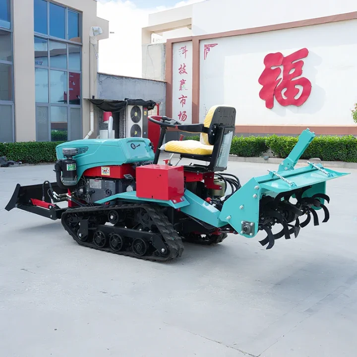 Hot Selling Amphibious Rotary Tiller Cultivator Agriculture Light Rotary Tiller Machine 35 HP Rotary Tiller for Tilling