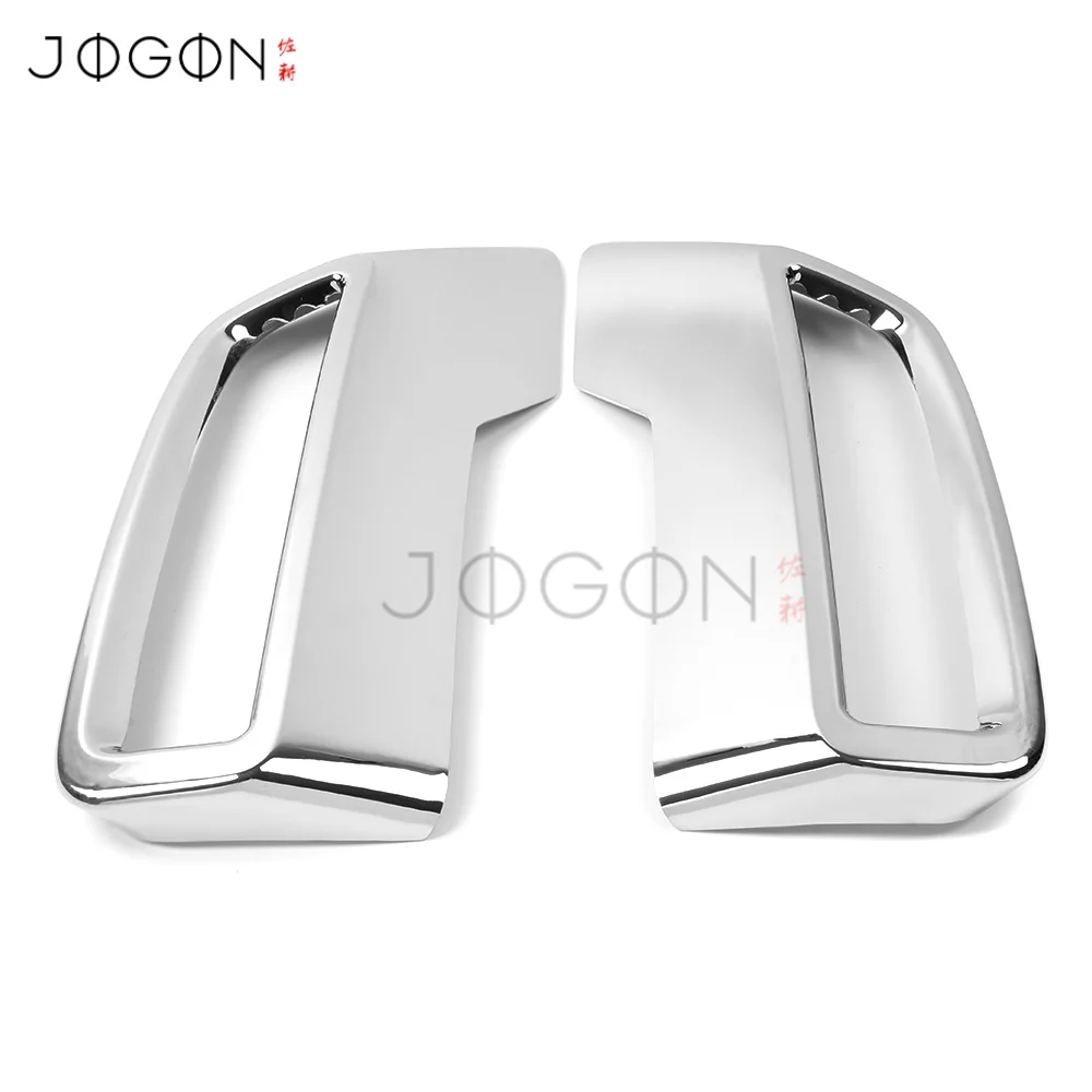 2PCS Chrome Car Rear Exhaust Cover For Peugeot 3008 5008 T87 2017 2018 2019 End Pipe Car Exterior Decoration Trim Accessories