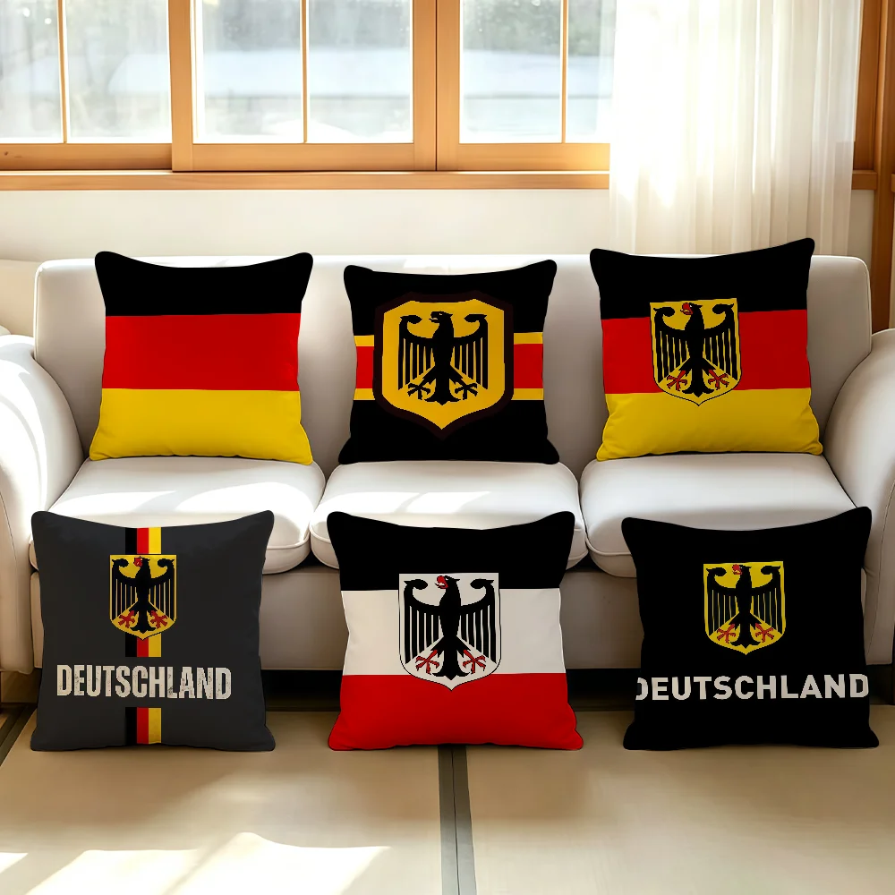 Nation Germany cushion cover Anti-dustmite Sofa Cushion Decorative Office Cover Lounge Area Indoor & Outdoor Use