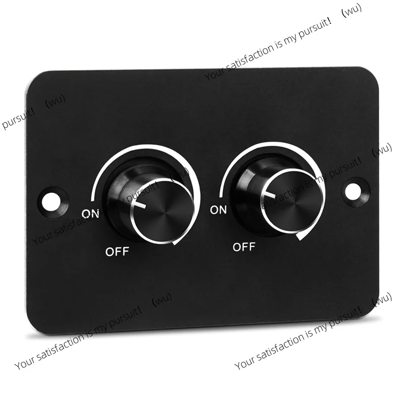 For Travel Trailers,Marine Camper Van,Trucks, DC 12V 2 Gang PWM RV LED Dimmer Switch