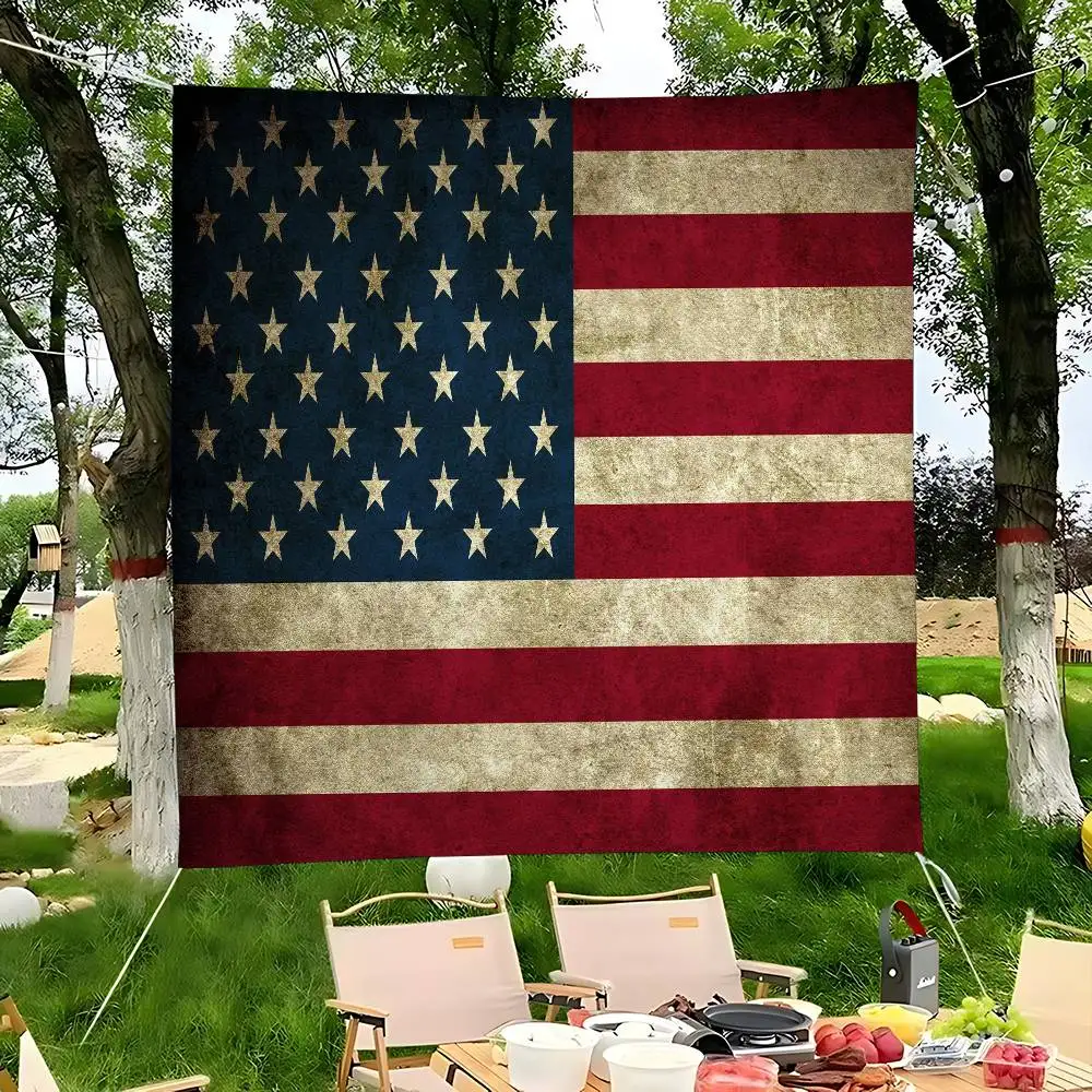 

Флаг с американским флагом, выполненный по новой технологии печати, для коммерческой рекламы, баннер для корпоративных мероприятий