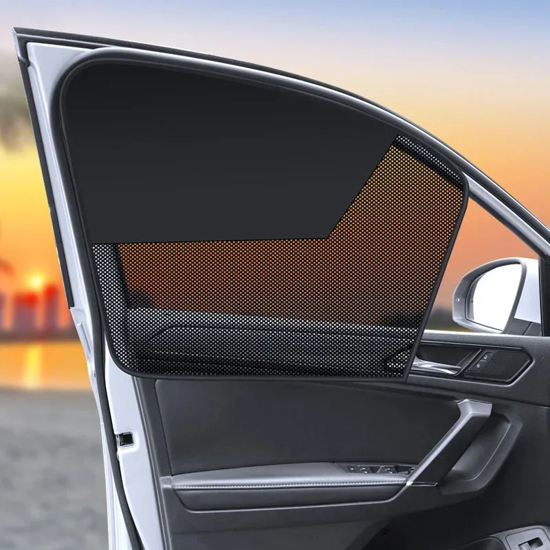 Car Window Sunshade Magnetic CarCurtain For Baby Sun Shade Front RearSide Window Parasol Auto Sun UV Protection