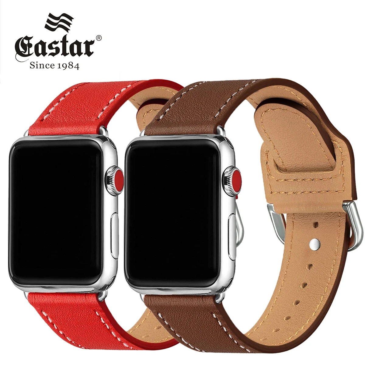 Colorful Leather strap For Apple watch band 44mm 45mm Ultra 49mm 41/40mm Fashion Wristband Bracelet for iWatch series 5 6 SE 7 8