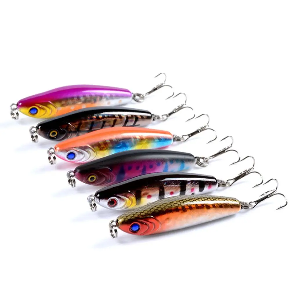 صيد السمك 6.4 سنتيمتر/15.6 جرام قلم رصاص علف الاسماك الاصطناعي طويل رمي المحاكاة الحيوية الطعم يرتجف طويلة المدى قلم رصاص جثم البلمة #2