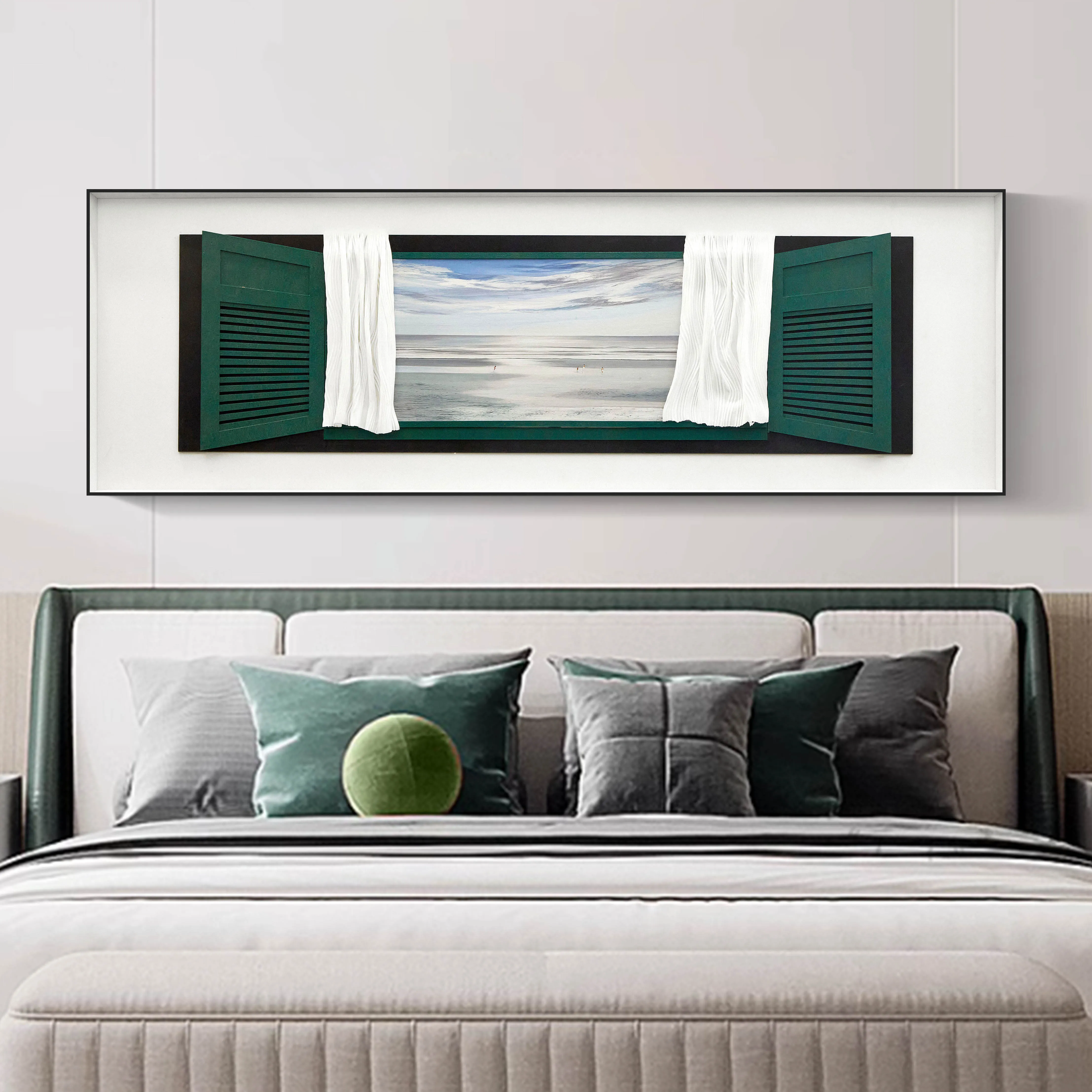 

-For Bedside Abstract Painting Simple Modern Painting Wall Decor for Home Hotel 3D Mural Decorative Painting&