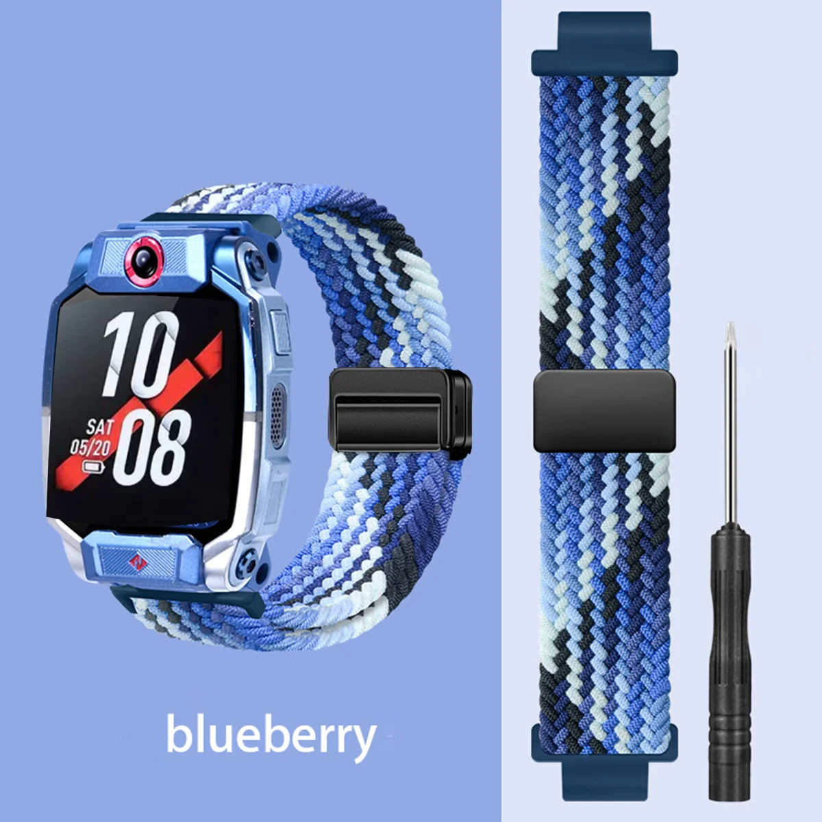Braided Watch Band Magnetic for Imoo Watch Phone D2 Z11 Z10 Z6 Z7 Z1 Kids Smart Watch for Boys Girls Correa Para Niños Y Niñas