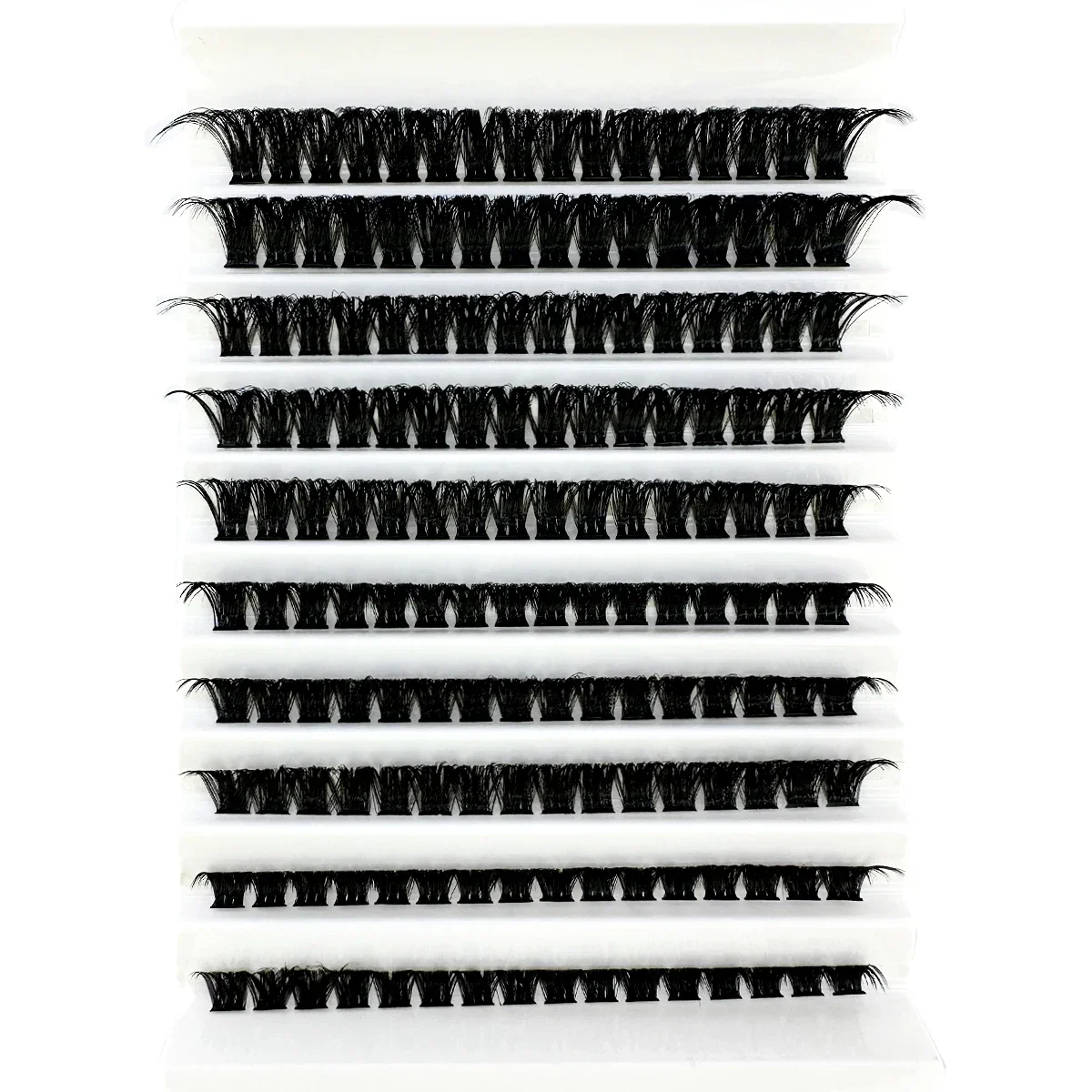 HBZGTLAD10Row 30D-100D 5D Flauschige, dicke Wimperncluster 8-16mm Mix Wispy Einzelwimpernverlängerungen Cluster DIY Make-up Künstliche Wimpern