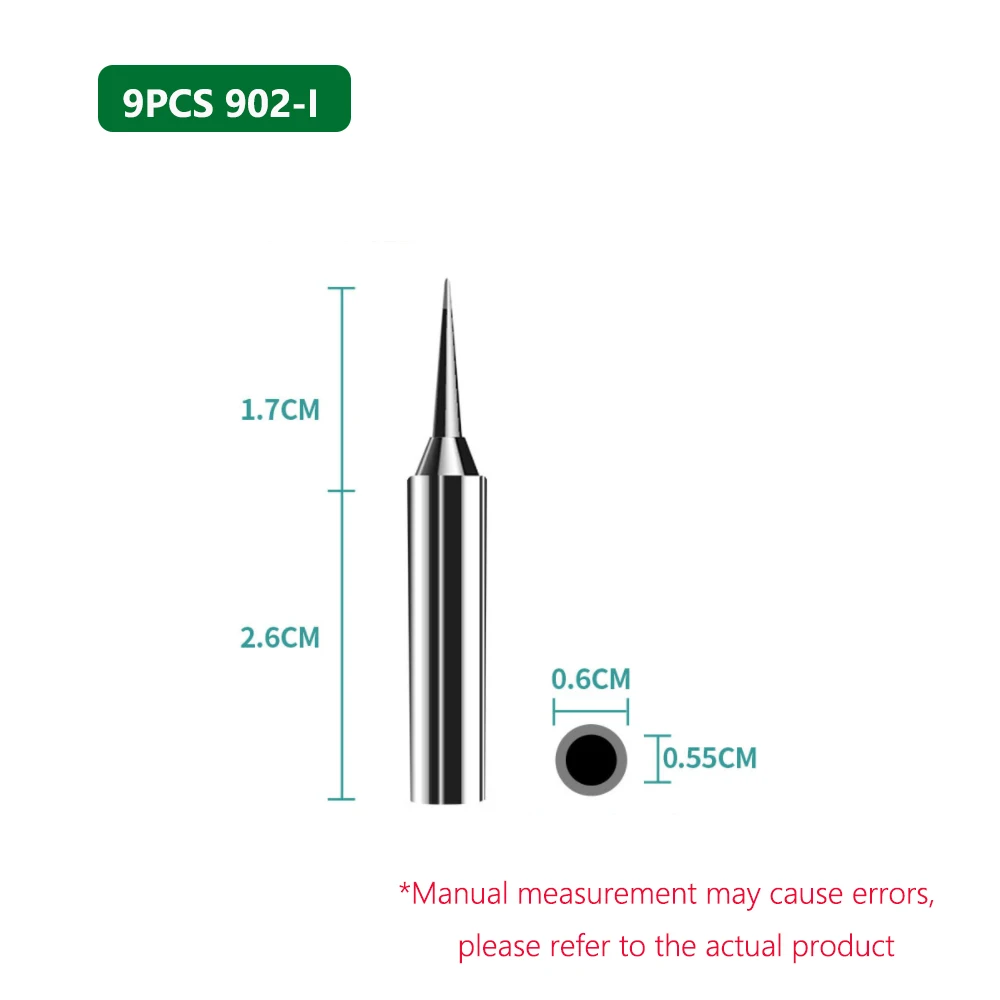 YIHUA 902 Series Soldering Iron Tip for Rapid Heating Internal heating The Soldering Iron Head Is Used For 995D+I Soldering Sta