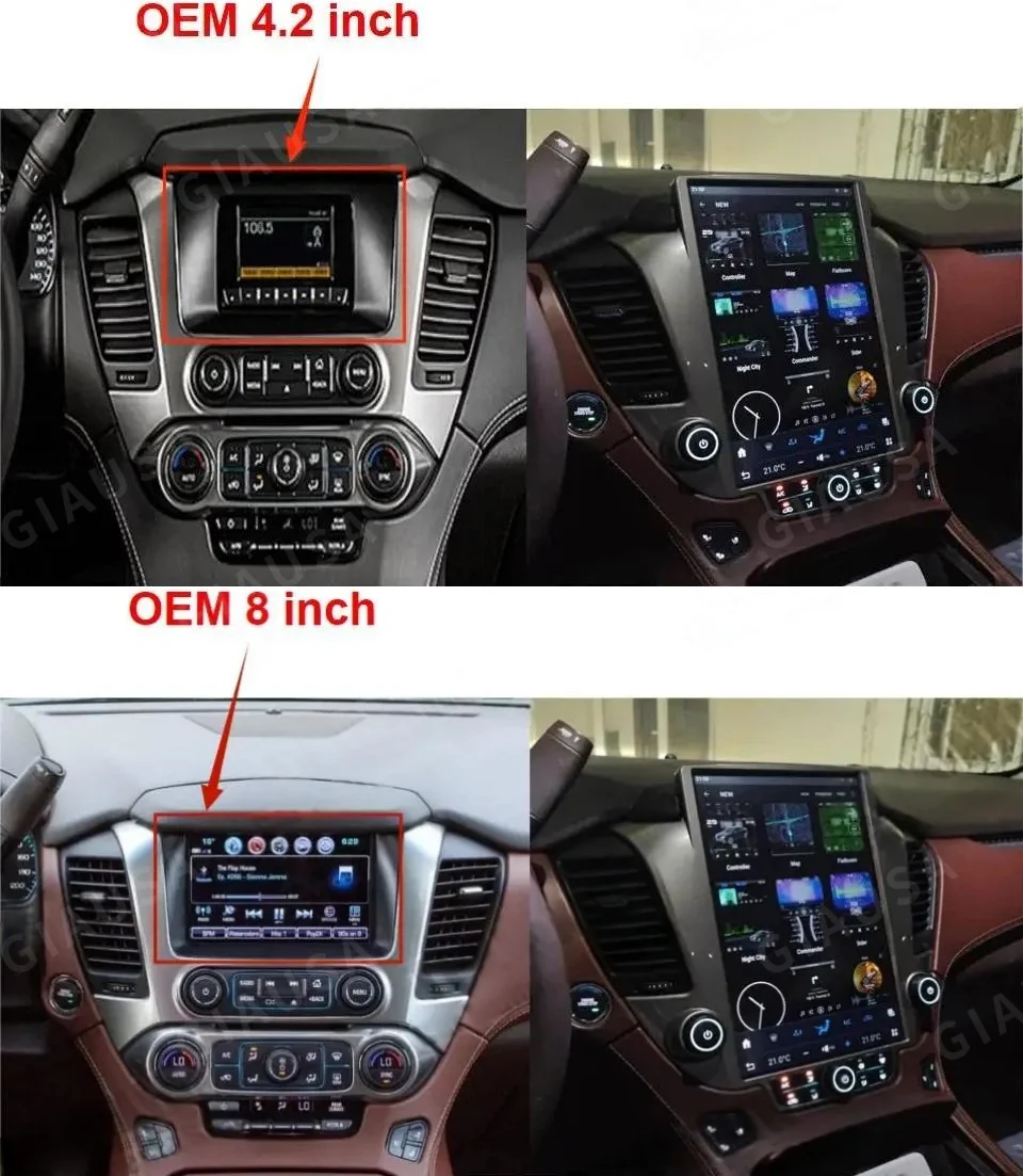 

14.5 Inch Car Radio Android 13 GPS Navigation For GMC Chevrolet Tahoe Suburban 2015-2018 Car Multimedia Carplay Stereo Head Unit