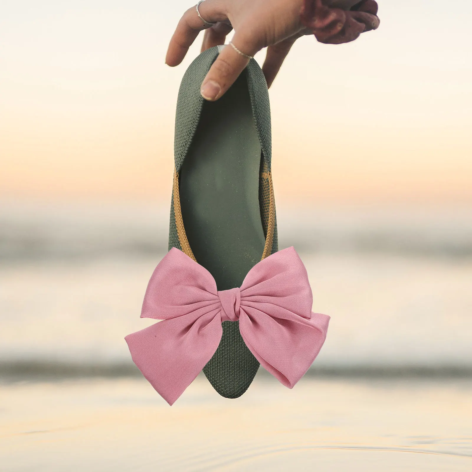 

1 Pair Butterfly Knot Shoe Clips Durable Cloth Material Decorative Buckles For Pumps Flats Sandals Boots Hats Clothing Wedding