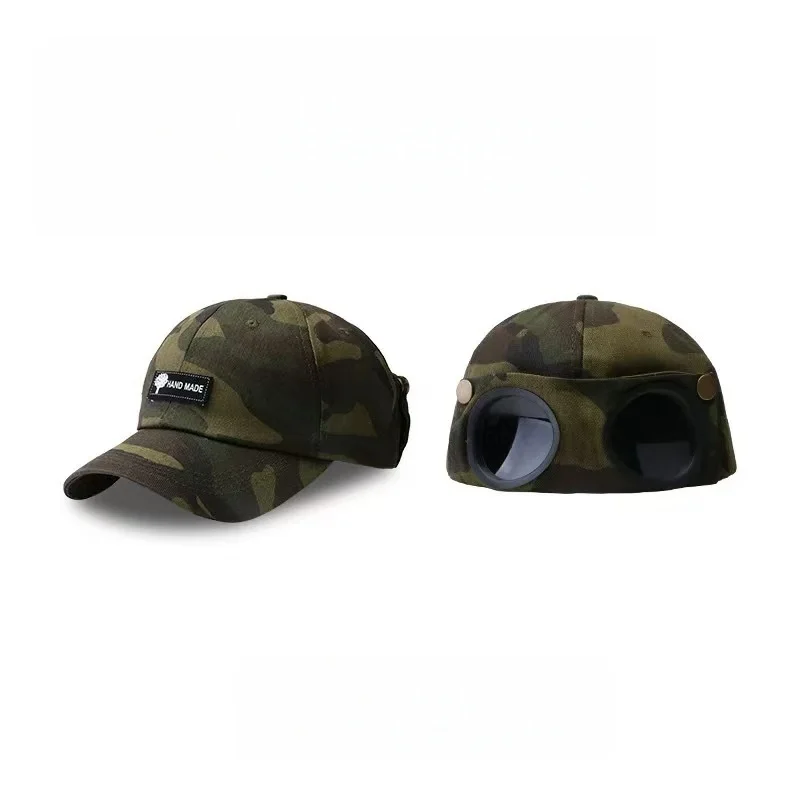 Unisex Sommer-Baseballkappen mit Brille, Pilotenmütze, Persönliche Hip-Hop Schirmmütze für Damen und Herren, Outdoor-Sport Sonnenschutz-Caps