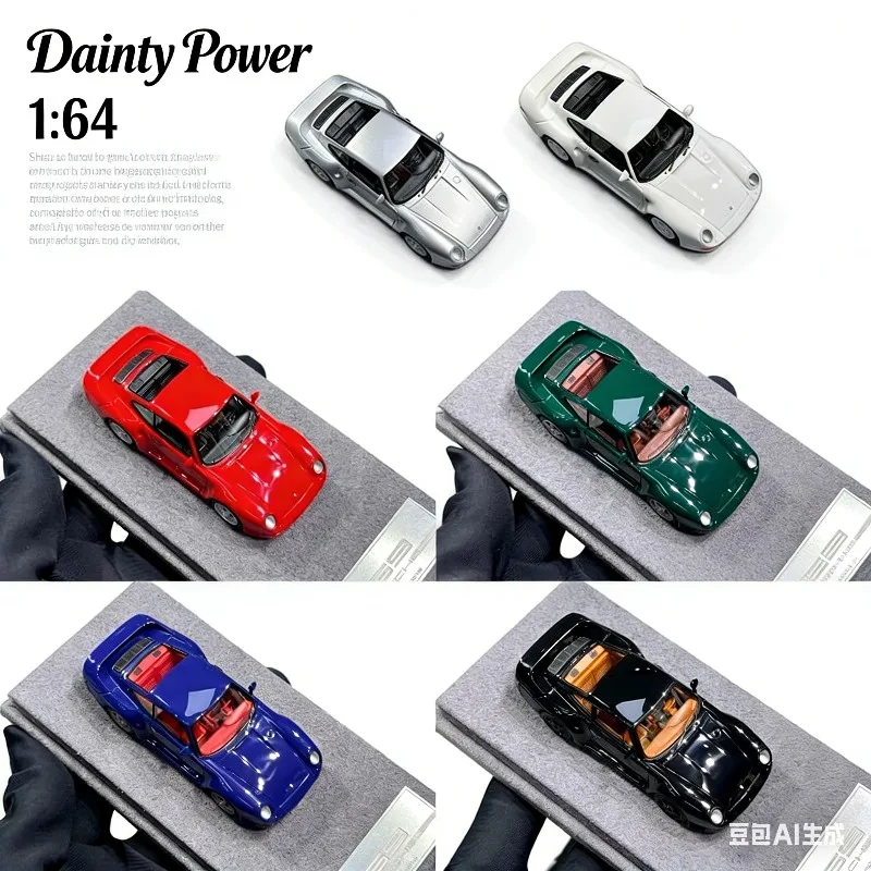 

DPM 1:64 959 Cast Resin Simulation Static Car Model, Boys' Holiday Gift Toy Collection Decoration Item.