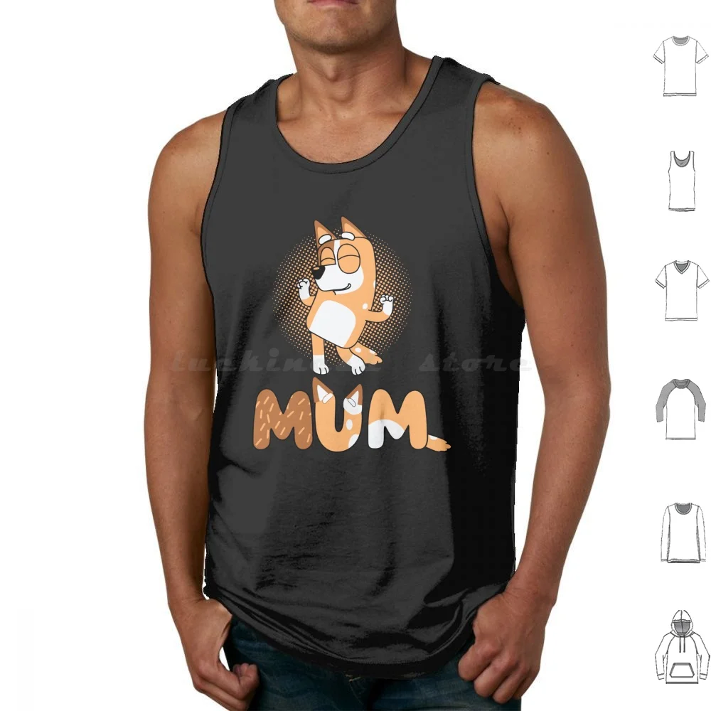 Mother Dog Mom Cool Mama Mother's Day Cool Mothers Club Tank Tops Print Cotton Mama Ma Ma Mother S Day Kids Funny Bandit